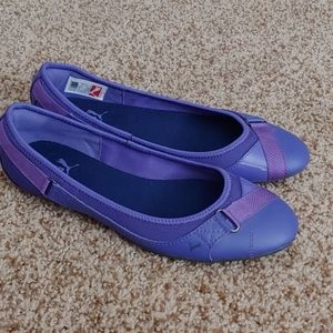 Purple PUMA eco OrthoLife flats